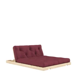 FLIP Canapé convertible 2,5 places en tissu et bois