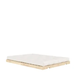 FLIP Canapé convertible 2,5 places en tissu et bois