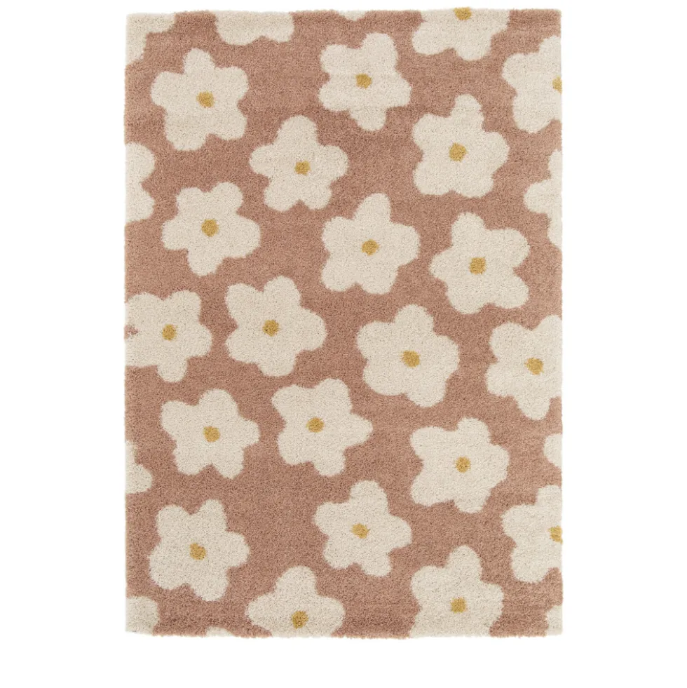 FLORA I Tapis contemporain à motif floral