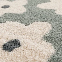 FLORA Tapis contemporain à motif floral