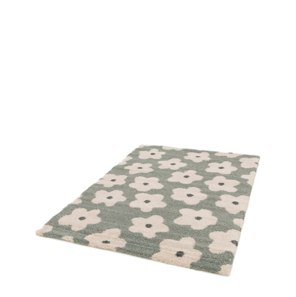 FLORA Tapis contemporain à motif floral
