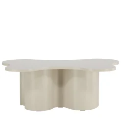 FLOW Table basse organique en bois 120x80cm