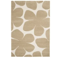 FLOW Tapis contemporain à motif floral en relief