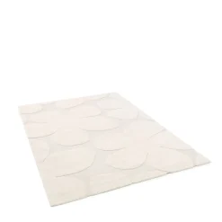 FLOW Tapis contemporain à motif floral en relief