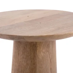 FORCE Table d’appoint en bois de manguier ø35,5cm