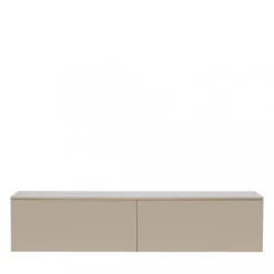 FRIHAMN Meuble TV suspendu 2 tiroirs en bois L160cm
