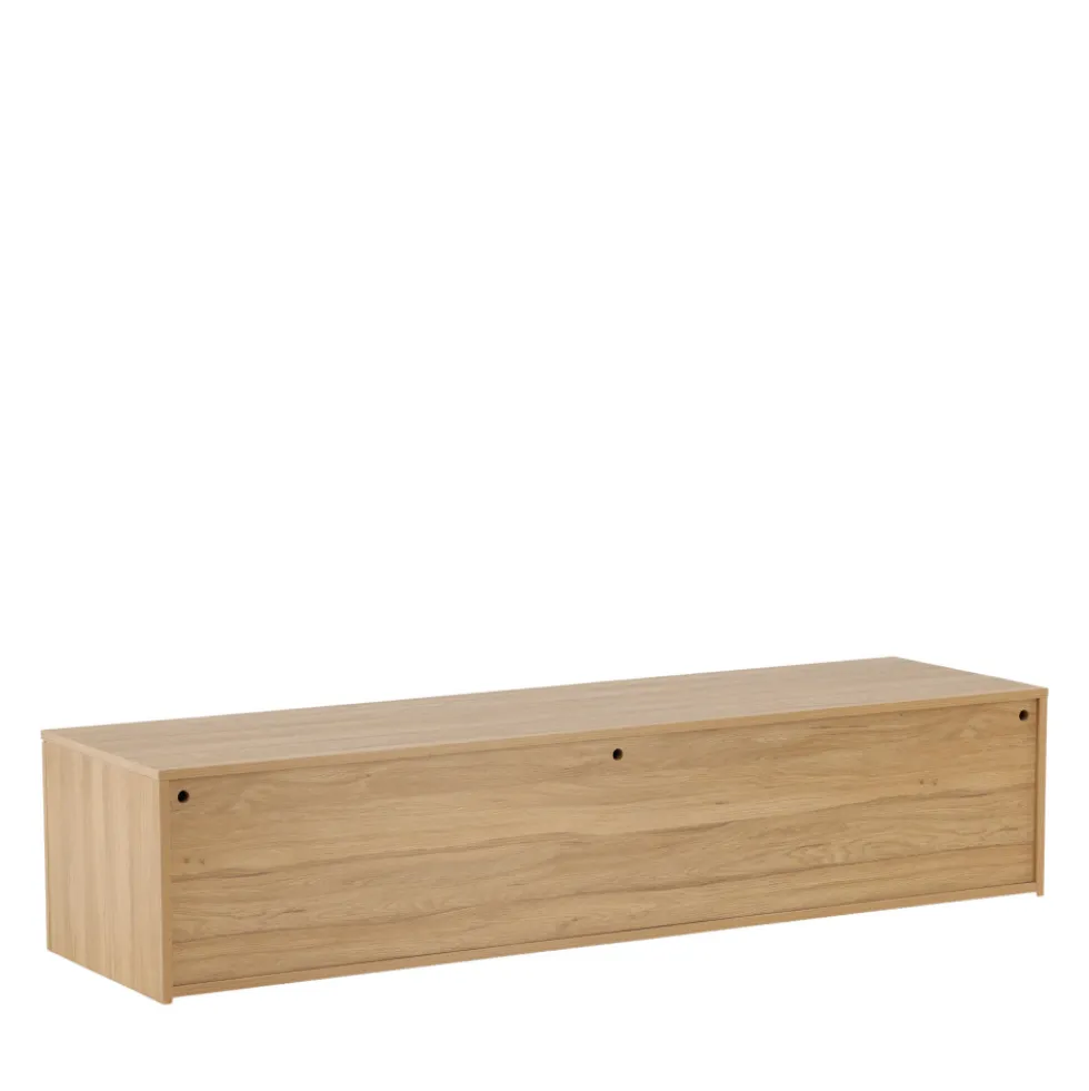 FRIHAMN Meuble TV suspendu 2 tiroirs en bois L160cm