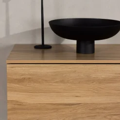 FRIHAMN Meuble TV suspendu 2 tiroirs en bois L160cm