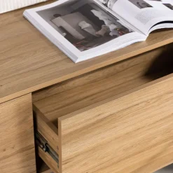 FRIHAMN Meuble TV suspendu 2 tiroirs en bois L160cm