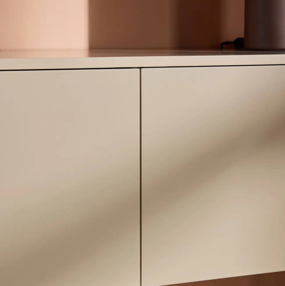 FRIHAMN Meuble TV suspendu 2 tiroirs en bois L160cm