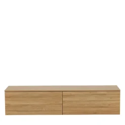 FRIHAMN Meuble TV suspendu 2 tiroirs en bois L160cm