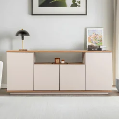 FRITZ Buffet 4 portes en bois L180cm