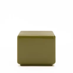 GAIA Table d'appoint carrée laquée 40x40cm
