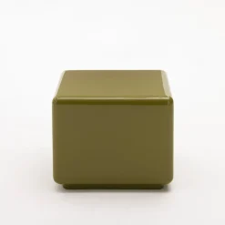 GAIA Table d'appoint carrée laquée 40x40cm