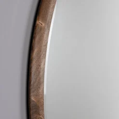 GALE Miroir rond en bois ø80cm