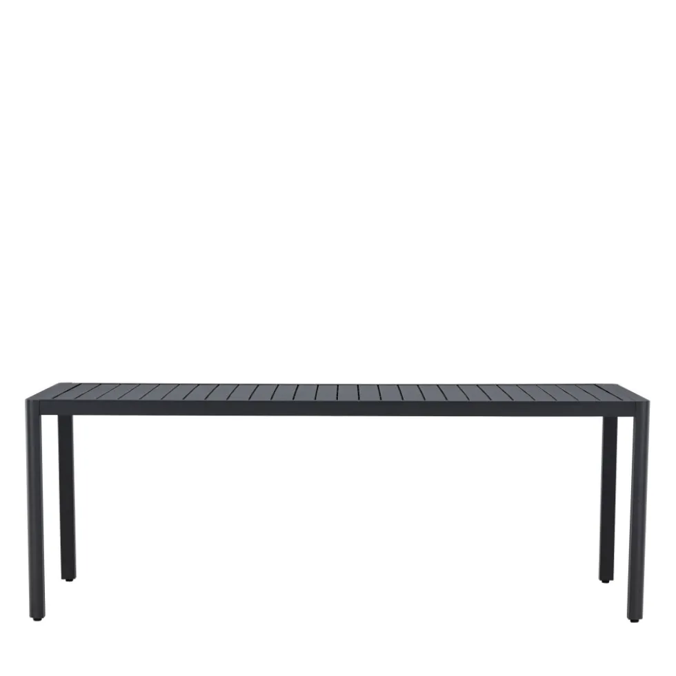 GIARDINI Table à manger de jardin 8 personnes en aluminium