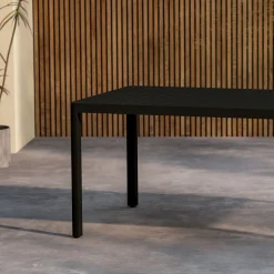 GIARDINI Table à manger de jardin 8 personnes en aluminium