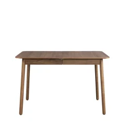 GLIMPS Table à manger extensible 4 à 6 personnes 120-162x80cm en bois