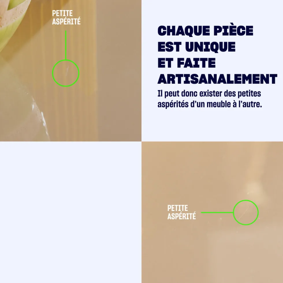 GLOSSI Table à manger 6 personnes ovale en bois laqué
