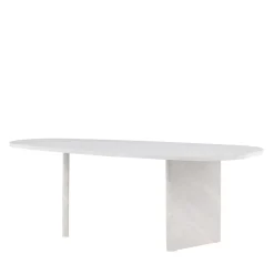 GRONVIK Table à manger 10 personnes organique effet marbre