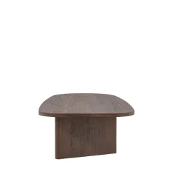 GRONVIK Table basse organique en bois 130x65cm