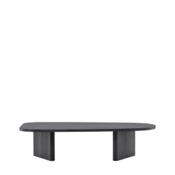 GRONVIK Table basse organique en bois 130x65cm