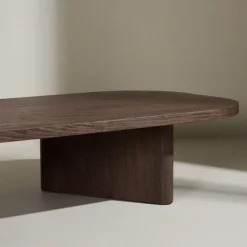 GRONVIK Table basse organique en bois 180x55cm