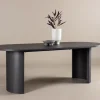 GRUNDSUND Table à manger 10 personnes ovale en bois