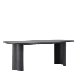 GRUNDSUND Table à manger 10 personnes ovale en bois