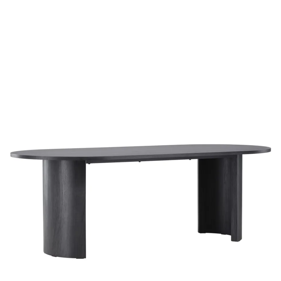 GRUNDSUND Table à manger 10 personnes ovale en bois