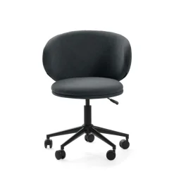 HAVEL Chaise de bureau en tissu et métal