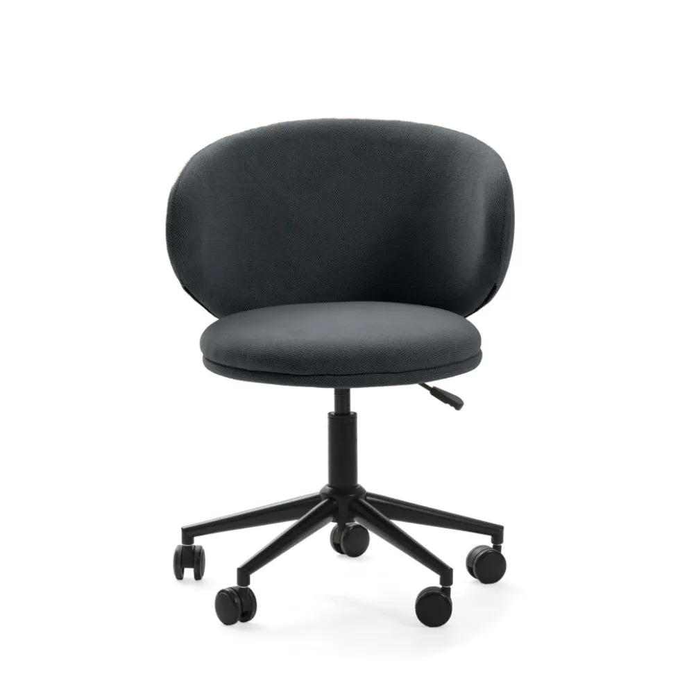 HAVEL Chaise de bureau en tissu et métal