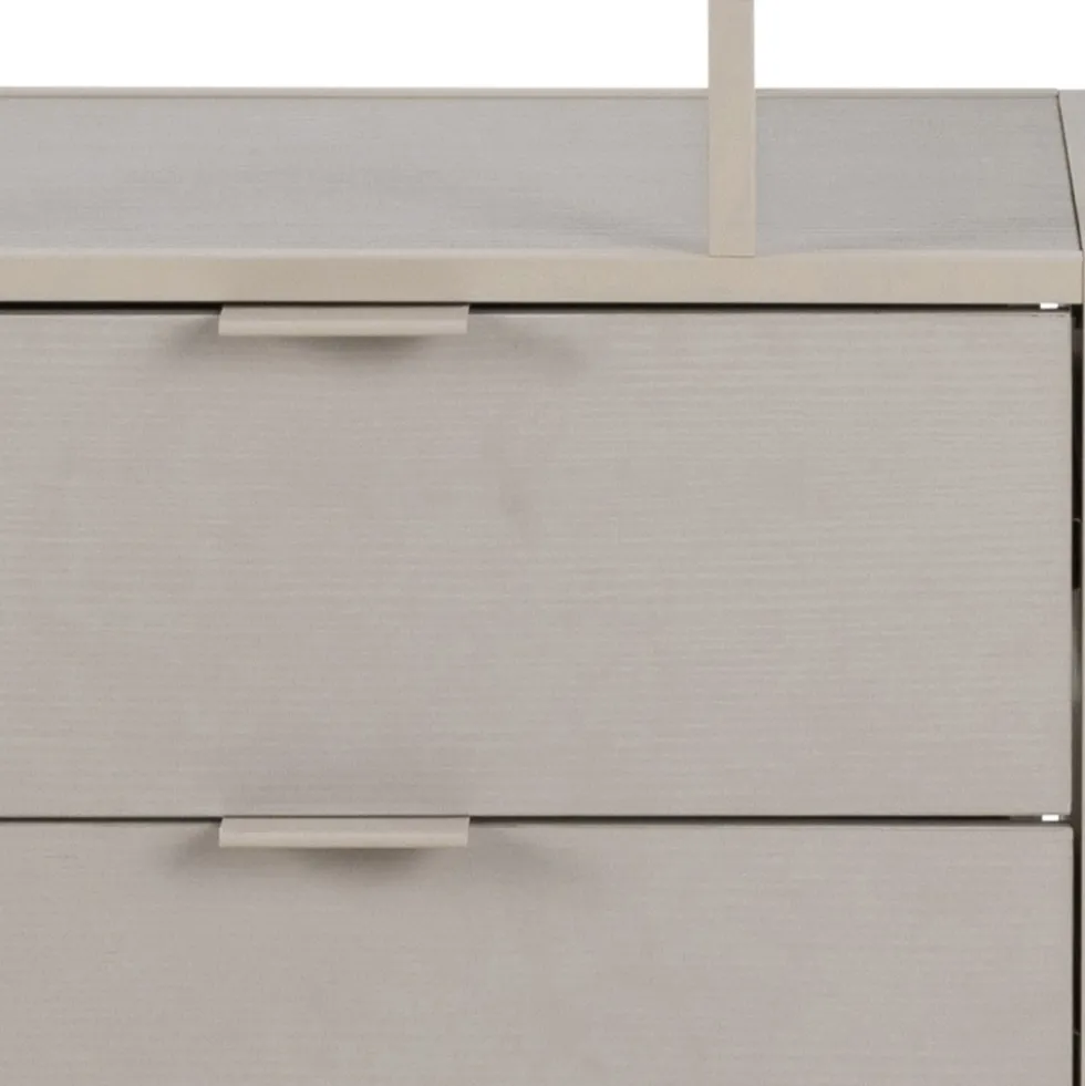 HEXA Étagère 2 tiroirs en métal H185cm