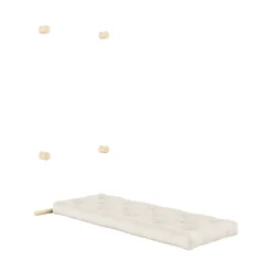 HOOKED Fauteuil convertible en lin et bois avec accroches murales