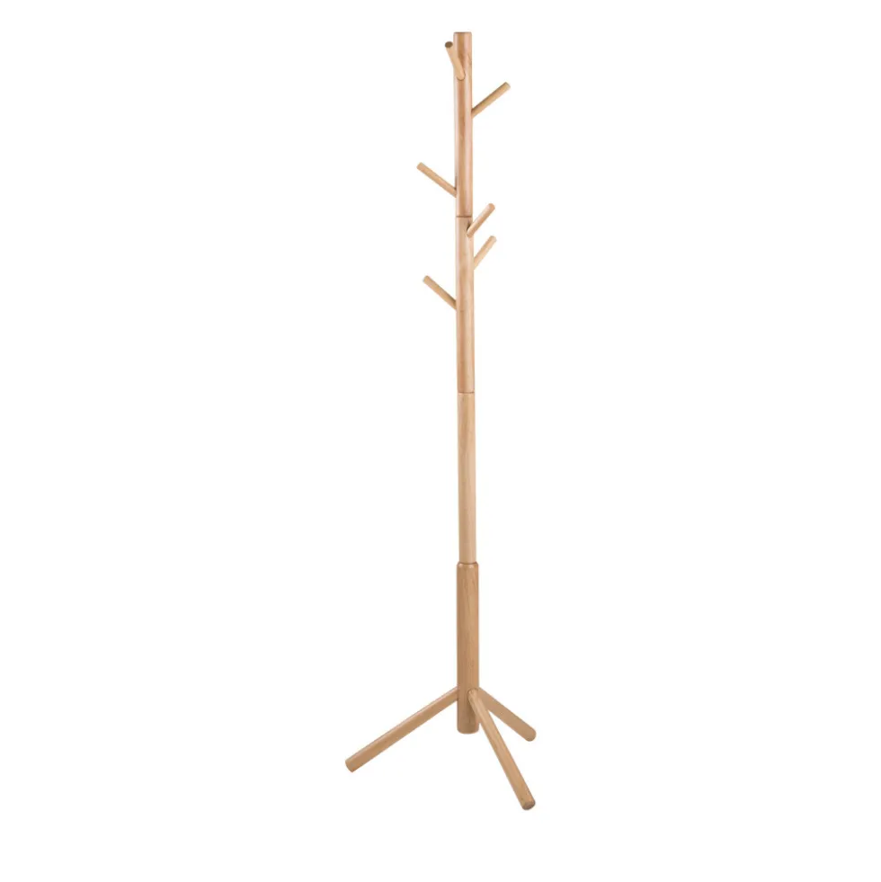 HOOKY Porte-manteaux en bois H176cm
