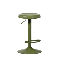 ISAAC Tabouret de bar réglable en métal H61-81cm