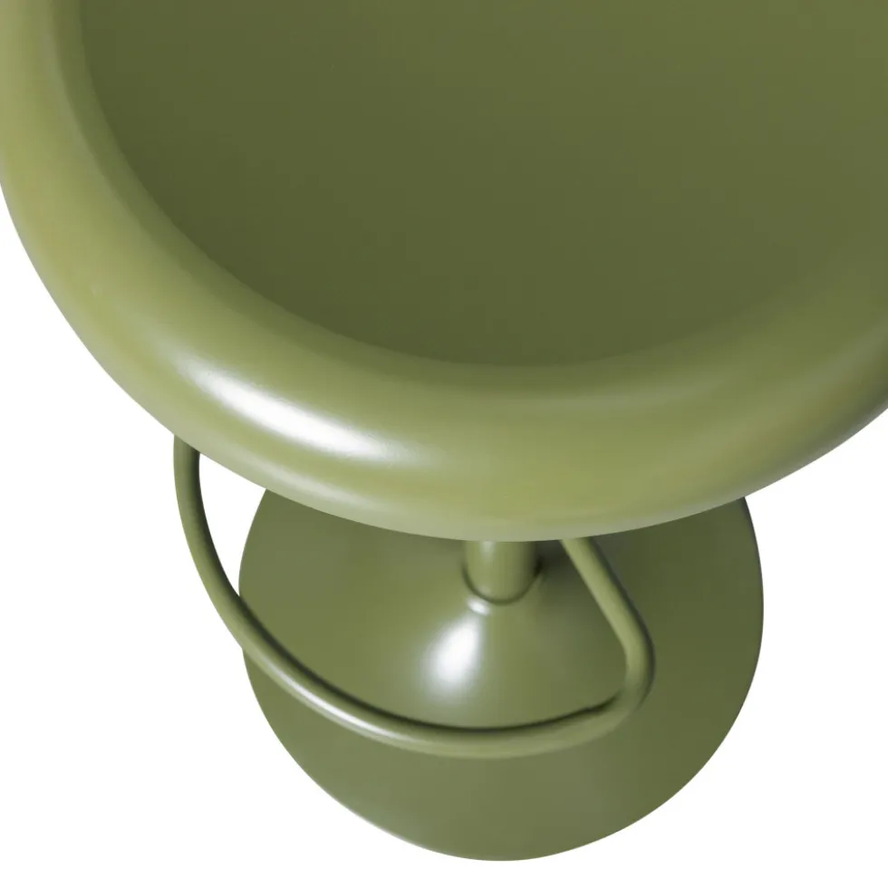 ISAAC Tabouret de bar réglable en métal H61-81cm