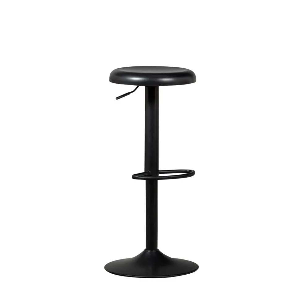 ISAAC Tabouret de bar réglable en métal H61-81cm