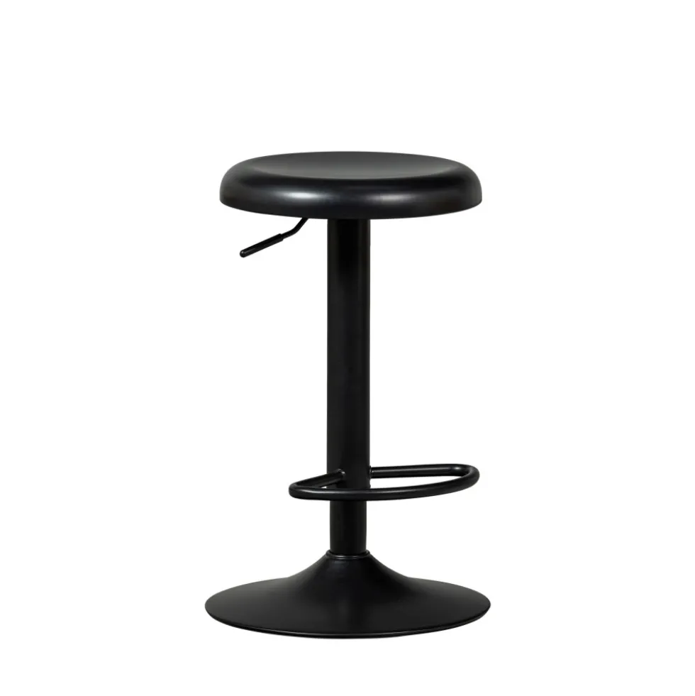 ISAAC Tabouret de bar réglable en métal H61-81cm