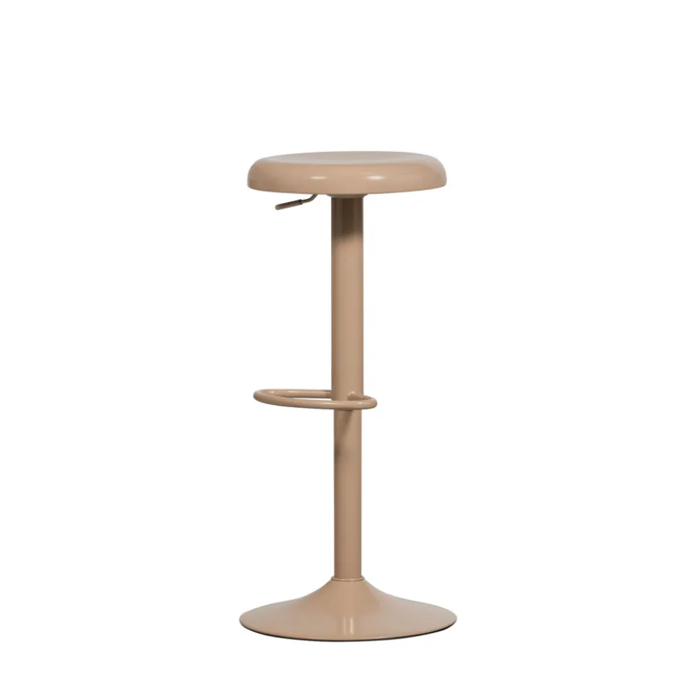 ISAAC Tabouret de bar réglable en métal H61-81cm