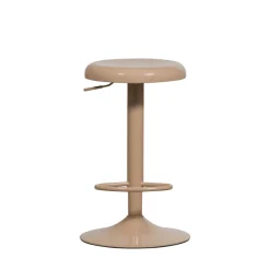 ISAAC Tabouret de bar réglable en métal H61-81cm
