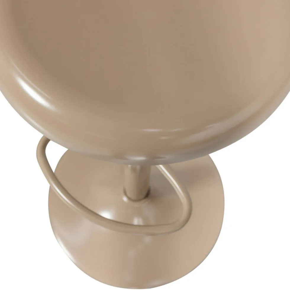 ISAAC Tabouret de bar réglable en métal H61-81cm