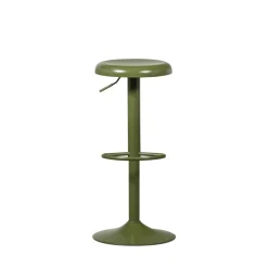 ISAAC Tabouret de bar réglable en métal H61-81cm