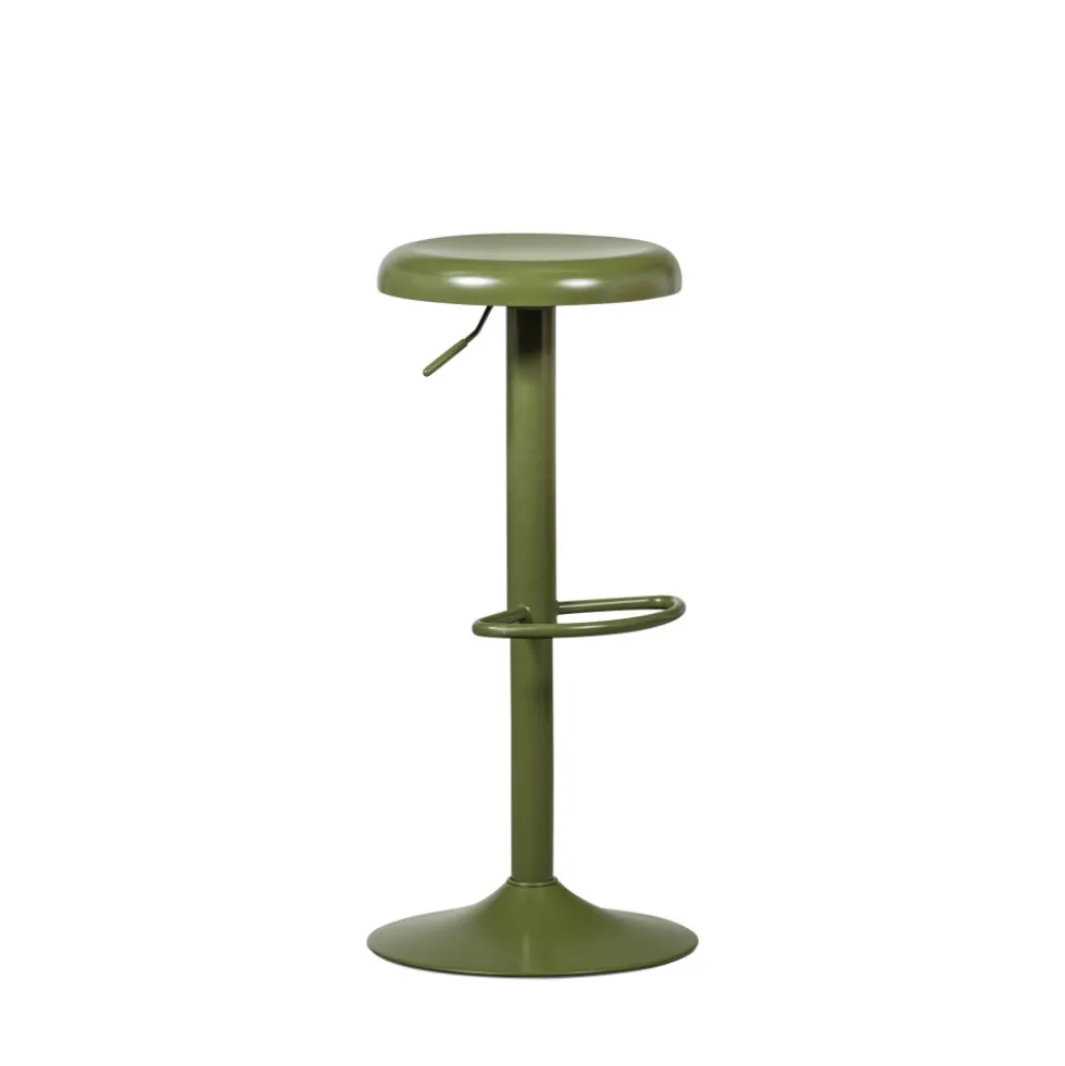 ISAAC Tabouret de bar réglable en métal H61-81cm