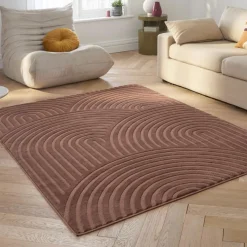 JAGO Tapis texturé à motifs en arches