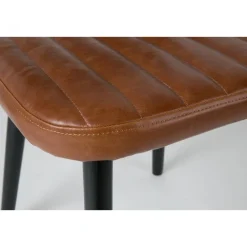 JAKE WORN Chaise rétro capitonnée