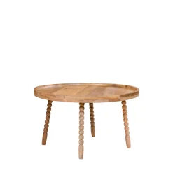 JAMMU Table basse ronde en manguier ø60cm