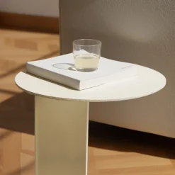 JIMY Table d'appoint en métal H50cm