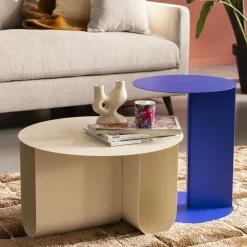 JIMY Table d'appoint en métal H50cm