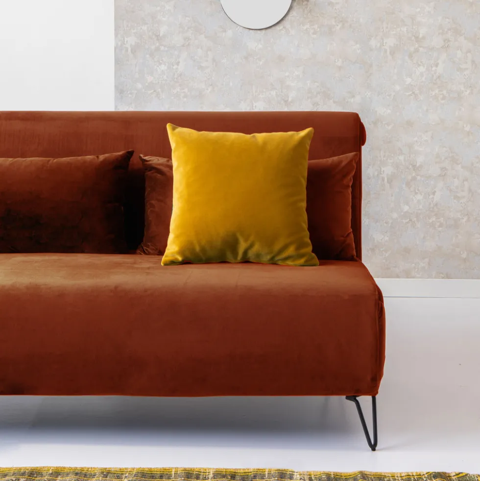 JOE HARPER Canapé convertible 2 places en velours